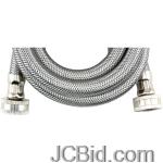 JCBid.com LOYAL-WMS6-BRAIDED-STAINLESS-STEEL-WASHING-MACHINE-CONNECTOR-6-FT--ID