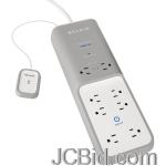 JCBid.com online auction Belkin-cns08-t-06-8-outlet-energy-saving-surge-protector-with-timer