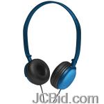 JCBid.com online auction Coby-cv135blu-super-bass-headphones-blue