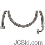 JCBid.com online auction Calflex-wmsl4-braided-stainless-steel-washing-machine-connector-with-elbow-4-ft