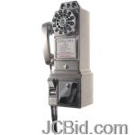JCBid.com online auction Crosley-radio-cr56-bc-1950s-classic-pay-phone-brushed-chrome
