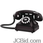 JCBid.com online auction Crosley-radio-cr62-bk-kettle-classic-desk-phone-black