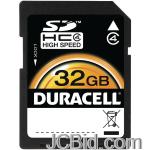 JCBid.com online auction Duracell-du-sd-32gb-c-clamshell-secure-digital-card-32-gb