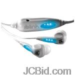 JCBid.com online auction Iblink-wlb2-earbuds-with-led-lights-white-with-blue-led-lights