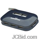 JCBid.com online auction Manhattan-161039-7-port-ultra-usb-20-hub