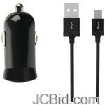JCBid.com online auction Iluv-iad225blk-micro-usb-car-charger-with-mini-usb-cable