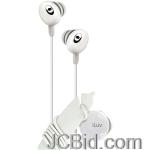 JCBid.com online auction Iluv-iep311wht-hi-fi-in-ear-headphones-with-volume-control-white