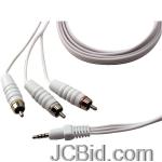 JCBid.com online auction Ge-jasav97592-ipod-iphone-av-cable-6-ft