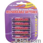JCBid.com online auction Lenmar-pro1010-aaa-nimh-batteries-10-pk