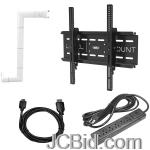 JCBid.com online auction Level-mount-lm55hdps-2655-tilt-flat-panel-mount-with-10-ft-hdmi-6-plug-surge-protector-10-ft-cable-cord-cover