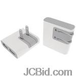 JCBid.com online auction Macally-dualusb-iphone-4-dual-usb-wall-mount-foldable