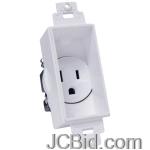 JCBid.com online auction Midlite-4641-w-single-gang-dcor-recessed-receptacle