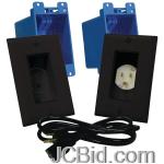 JCBid.com online auction Midlite-a46-b-dcor-recessed-receptacle-power-inlet-kit-black