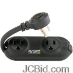 JCBid.com online auction Monster-power-mpotg300bkefs-outlets-to-go-power-strip-3-out-black