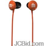 JCBid.com online auction Maxell-190553-mmebo-mms-earbuds-orange