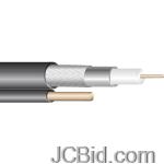 JCBid.com online auction Forza-41152-single-rg6-coaxial-cables-with-messenger-1000-ft-bare-copper-black