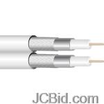 JCBid.com online auction Forza-41157-dual-rg6-coaxial-cables-500-ft-bare-copper-white