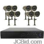 JCBid.com online auction Clover-pac16753-16-channel-bundle-system-with-8-cameras