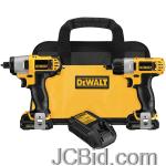 JCBid.com online auction Dewalt-dck210s2-12v-max-screwdriver-and-impact-driver-kit