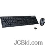JCBid.com online auction Iogear-gkm552r-long-range-24-ghz-wireless-keyboard-mouse-combo