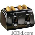 JCBid.com online auction Sunbeam-3911-100-000-4-slice-toaster-black