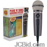 JCBid.com online auction Emerson-mm221-plug-n-play-karaoke-microphone-system-with-150-song-dvd