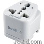 JCBid.com online auction Lenmar-ac150-travelite-adapter-ultra-compact-all-in-one-travel-adapter-