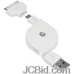 JCBid.com online auction Macally-dualsync-retractable-sync-charge-cable-for-iphoner-smartphones