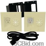 JCBid.com online auction Midlite-a2gesr-i-power-port-hdtv-power-solution-kit-ivory