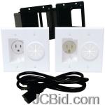 JCBid.com online auction Midlite-a2gesr-w-power-port-hdtv-power-solution-kit-white