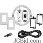 JCBid.com online auction Midlite-pjw-7r2-midlite-power-jumpertm-hdtv-power-relocation-cable-with-old-work-device-wall-mounting-brackets