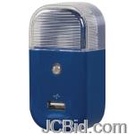 JCBid.com online auction Rca-usbnl3r-usb-charger-with-night-light-blue