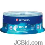 JCBid.com online auction Verbatim-97457-25gb-6x-blu-ray-discr-bd-r-25-ct-spindle