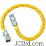 JCBid.com online auction Brasscraft-cssd54-36-gas-dryer-water-heater-flex-lines-12od-12-fip-x-12-mip-x-36