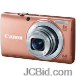 JCBid.com online auction Canon-6151b001-160-megapixel-powershotr-a4000is-digital-camera-pink
