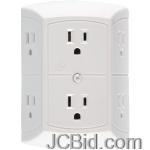 JCBid.com online auction Ge-jashep50759-6-outlet-in-wall-adapter