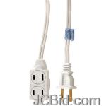 JCBid.com online auction Ge-jashep51947-3-outlet-polarized-indoor-extension-cord-9-ft