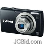 JCBid.com online auction Canon-6191b001-160-megapixel-powershotr-a2300-digital-camera-black