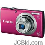 JCBid.com online auction Canon-6192b001-160-megapixel-powershotr-a2300-digital-camera-red