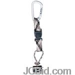 JCBid.com online auction Icat-11015cp-c60-icat-hang-it-carabiner-leash-with-soft-end-attachment-light-gray-dark-gray-white
