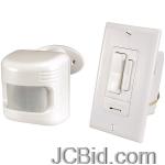 JCBid.com online auction Heath-zenith-sl-6051-wh-a-wireless-sensor-with-wall-switch
