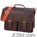 JCBid.com BARON-LTHR-OXFORD-BRIEFCASE-L