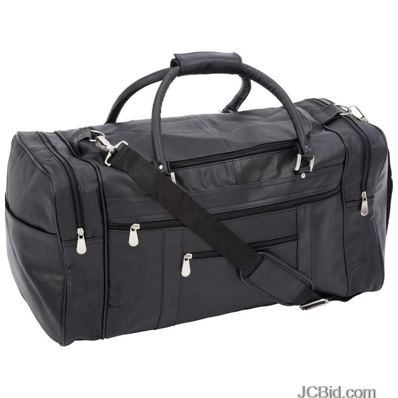 JCBid.com 215-SOLID-COWHIDE-TOTE-BAG