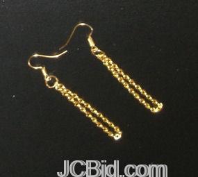 JCBid.com Gold-plated-earrings