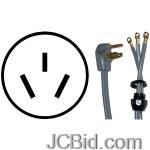 JCBid.com online auction Petra-90-1080qc-3-wire-quick-connect-range-cord-4-ft-50a-closed-eyelet