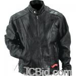 JCBid.com online auction Leather-motorcycle-jacket-xl-diamond-plate-rock-design-genuine-buffalo-leather-motorcycle-jacket