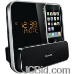 JCBid.com online auction Philips-dc31537-iphoneipod-dual-alarm-clock-radio