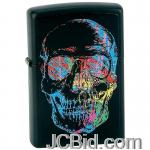 JCBid.com online auction Skull-zippo-lighter-blk-matte