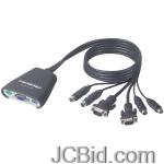 JCBid.com online auction Belkin-f1dk102p-2-port-kvm-switch-with-audio-support-cabling