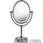 JCBid.com online auction Conair-be47br-lighted-2-sided-mirror-oiled-bronze